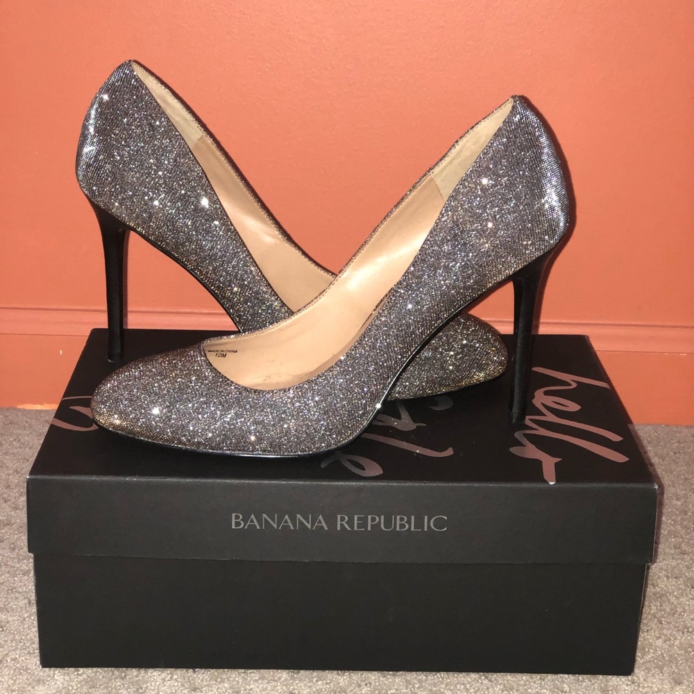 Sparkly Heels -banana republic